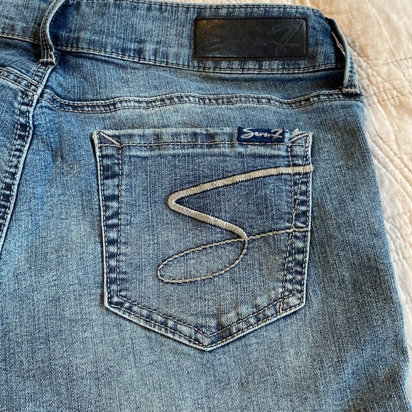 👖 Seven7 gaucho jeans cropped light wash - Picture 1 of 11